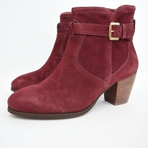 Women's Diba Suede Ankle Boots - Red